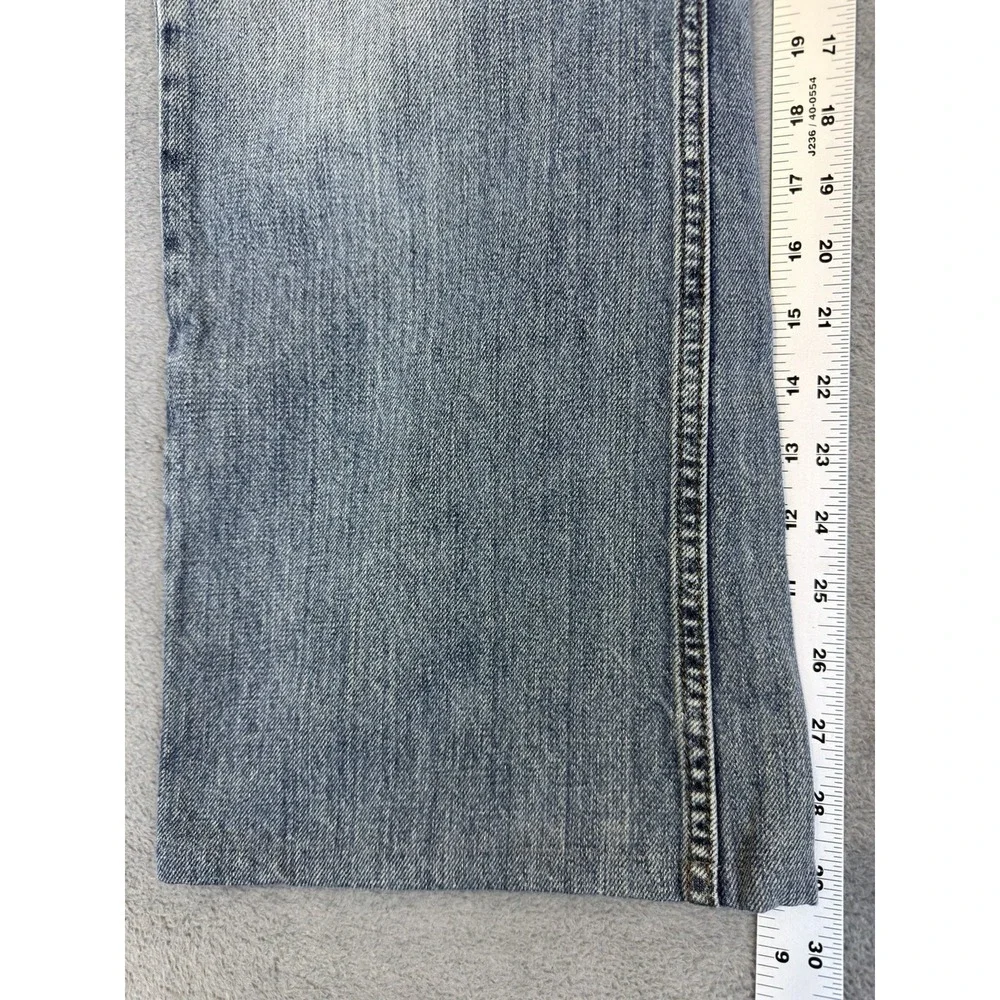 Banana Republic Jeans Mens 35x34 Blue Light Wash Bootcut‎ Regular Mid Rise